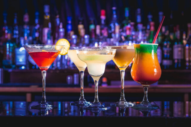 Traditional Indian street food dishes and drinks served for Sunday Bottomless Brunch.