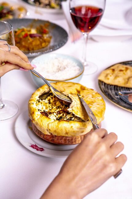 Cook authentic Indian cuisine at home. Prepare Royal Lucknawi biryani dish with a  traditional Dum Pukht recipe at Zari Restaurant in Crawley.