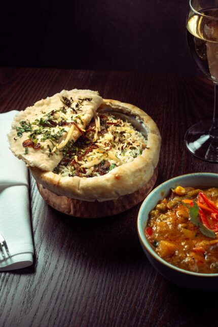 Cook authentic Indian cuisine at home. Prepare Royal Lucknawi biryani dish with a  traditional Dum Pukht recipe at Zari Restaurant in Crawley.