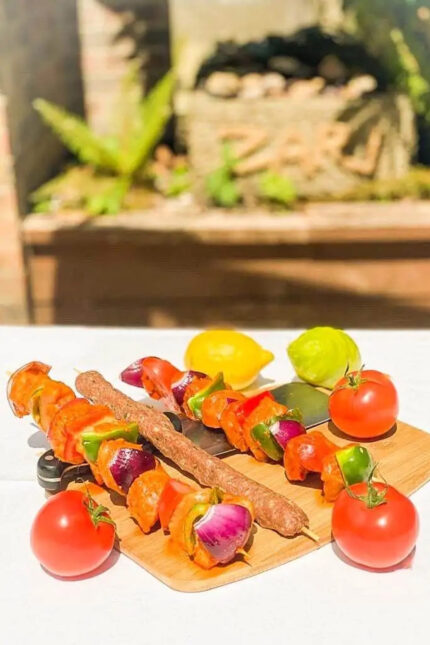 Discover Zari Restaurants Indian BBQ range. Enjoy marinated chicken, lamb tikka & vegetable skewers, perfect for any occasion, order today.