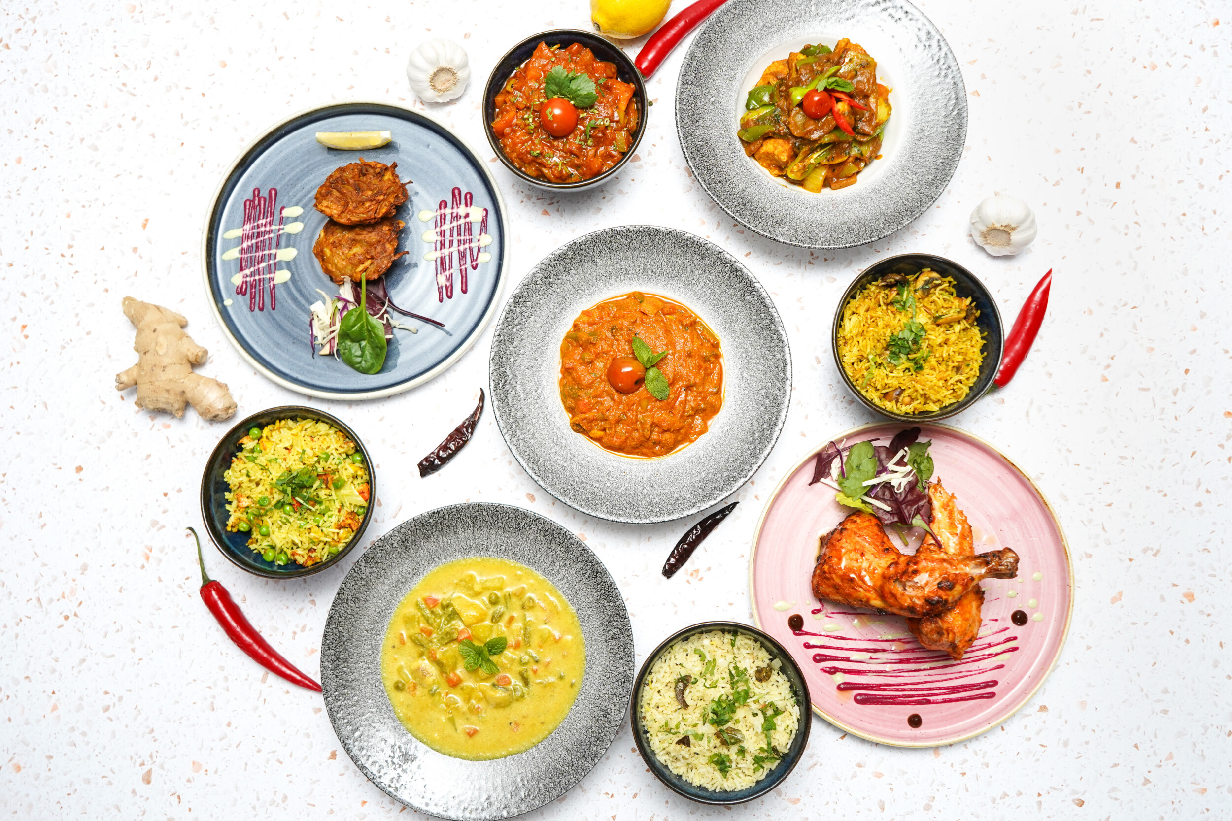 Indian takeaway restaurant Crawley set meal for 2 order online delivery collection