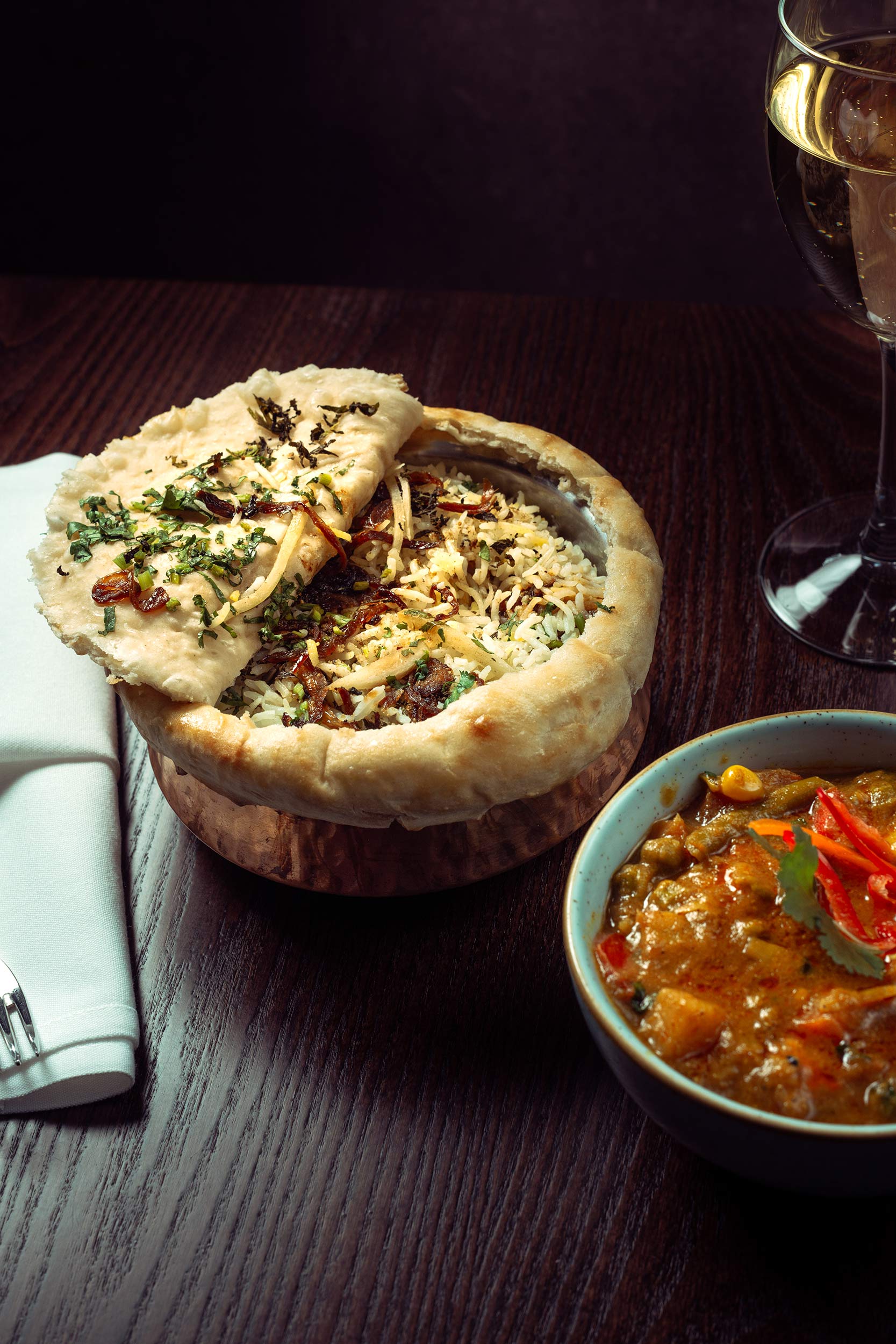 Staying near Gatwick airport overnight fine dining zari which restaurant Crawley for best indian food